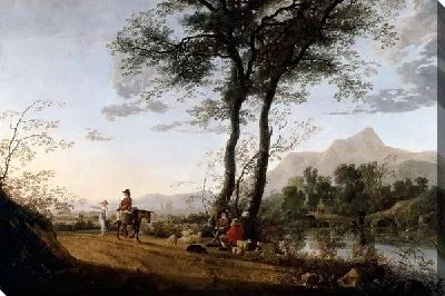 Картина Дорога у реки