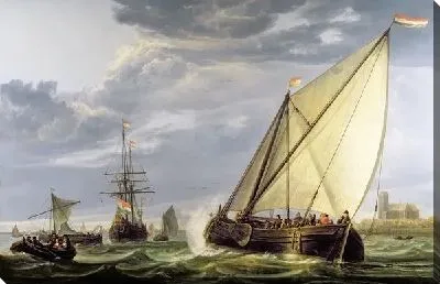 Картина Корабли на Маасе