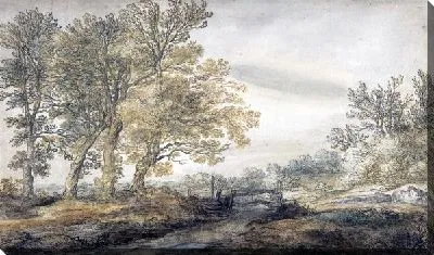 Картина Пейзаж с деревьями №8