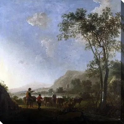 Картина Пейзаж с пастухами