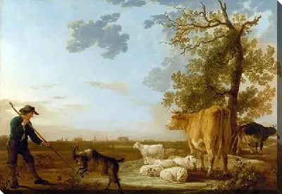 Картина Пейзаж со стадом