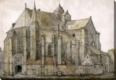 Картина Церковь Богоматери в Утрехте