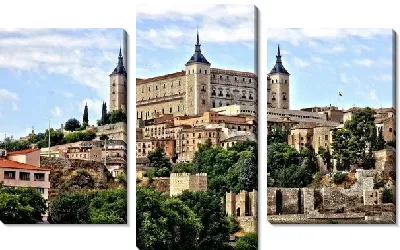 Модульная картина Крепость в Испании