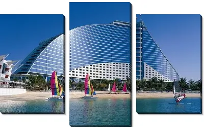 Модульная картина Отель — Волна