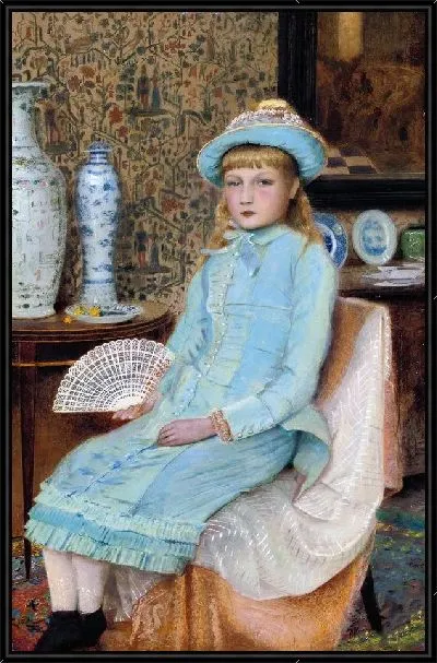 Картина Девочка в голубом