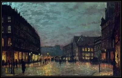 Освещенная улица