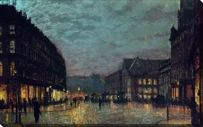 Освещенная улица