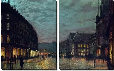 Освещенная улица