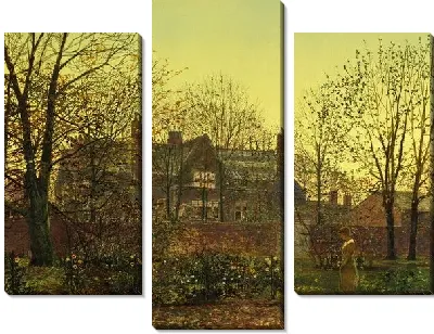 Картина Золотистые сумерки