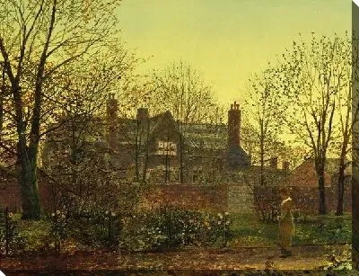 Картина Золотистые сумерки