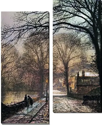 Картина Дорожка залитая лунным светом