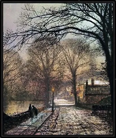 Картина Дорожка залитая лунным светом