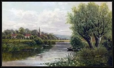 Пейзаж с рекой №5