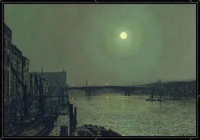 Мост в лунном свете