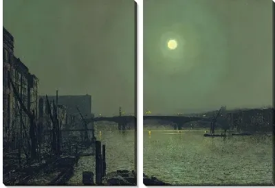 Мост в лунном свете