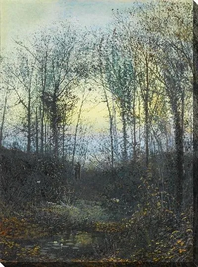 Картина Влюбленные в лесу