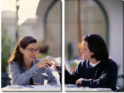 Модульная картина В ресторане №34