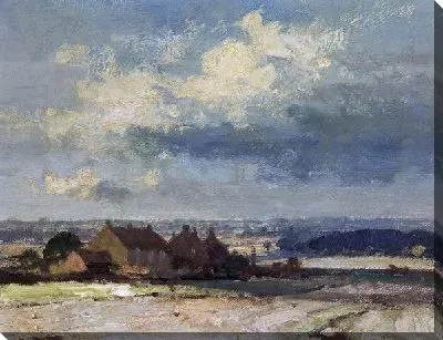 Картина Дорога у деревни