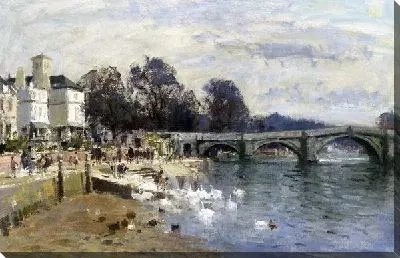 Картина Мост через реку №3