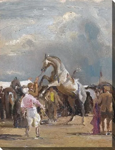 Картина Серый конь