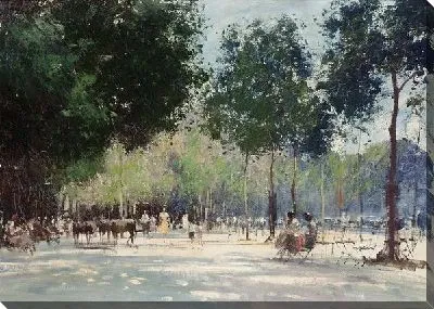 Картина Елисейские поля в мае