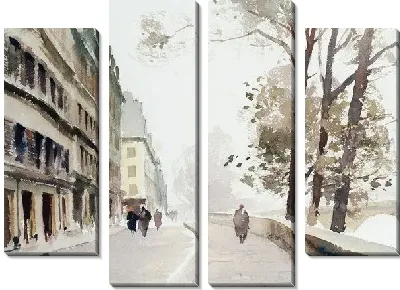 Картина Ноябрь в Париже