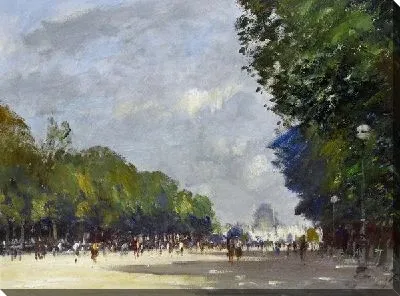 Картина Парк в Париже