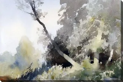 Картина Лес в марте