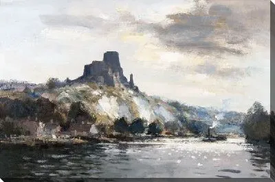 Картина Пейзаж с рекой №7