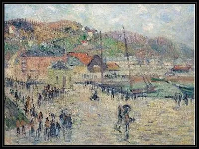 Картина Город возле холмов