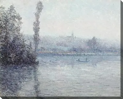 Картина Туман над озером