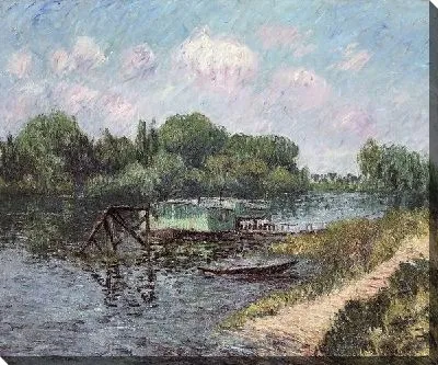 Картина Берег Сены