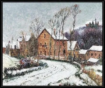 Картина Снежный день