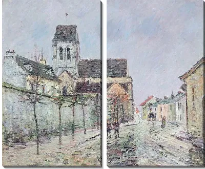 Картина Улица после дождя