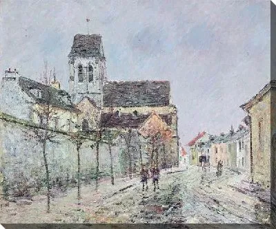 Картина Улица после дождя