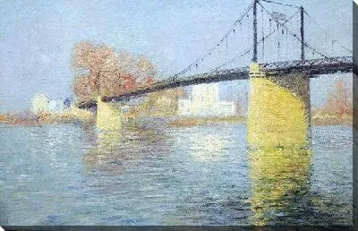 Картина Пейзаж с мостом №4