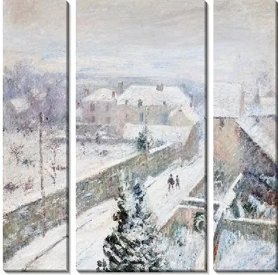 Картина Снег на Триэль-сюр-Сен