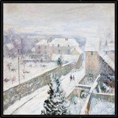 Картина Снег на Триэль-сюр-Сен