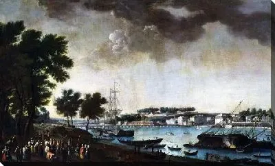 Картина Вид на порт