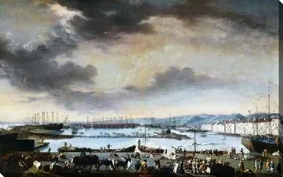 Картина Вид на порт