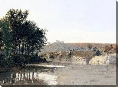 Картина Пейзаж с озером №3