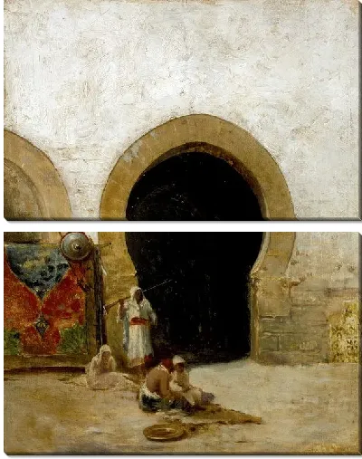 Картина У ворот