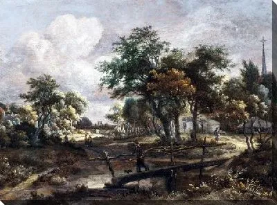 Пейзаж с мостом №5