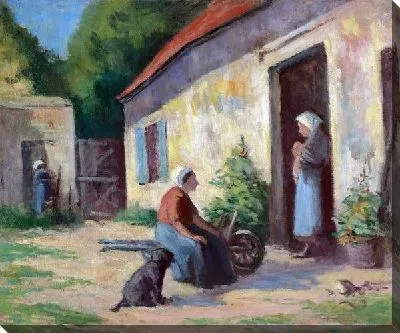Картина Дворик