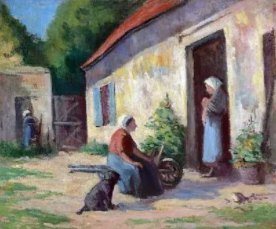 Картина Дворик