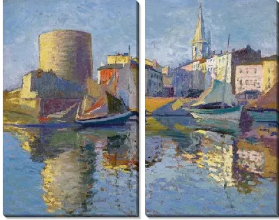 Картина Вид на порт