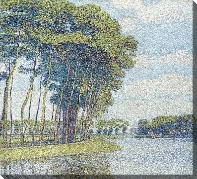 Деревья на берегу озера