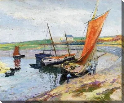 Картина Лодки на берегу №3