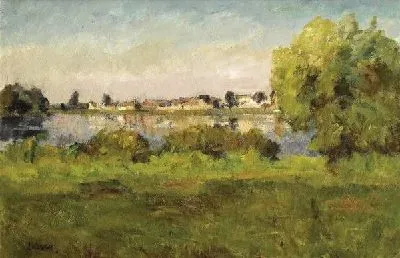 Картина Берег реки №6
