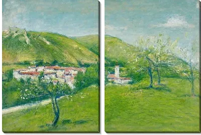 Пейзаж с холмами